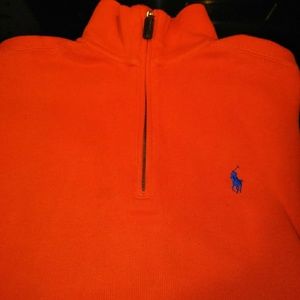 Polo Ralph Lauren Ribbed Quarter Zip Pullover